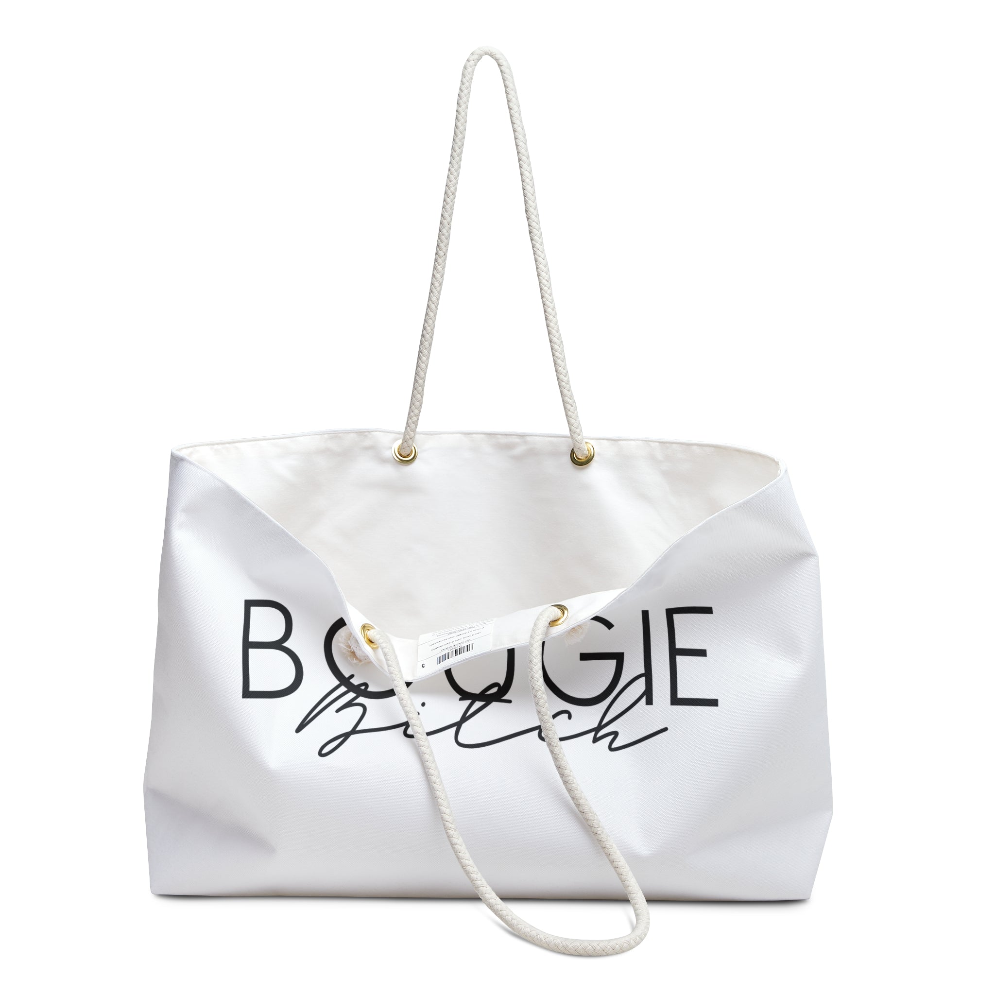 Weekender Bag | Oversized Tote bag | White Graphic Bag | Hand Bag | Beach Bag | Vacation Bag