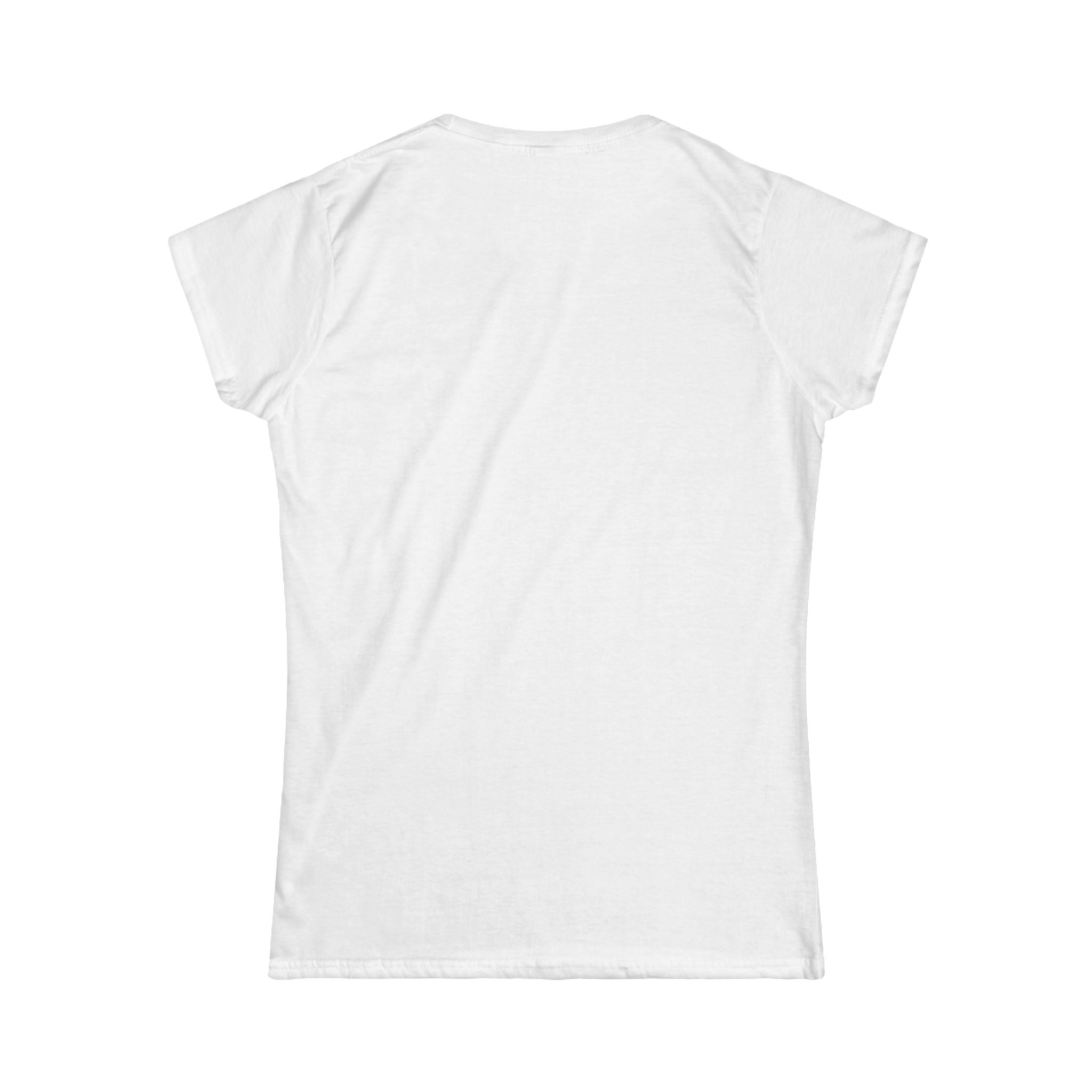 Women's Softstyle White Graphic Tee "Classy Bitch"